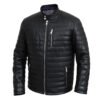 Sheap Leather Puffer Jacket