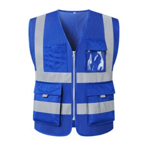 Blue Safety Vest Reflective