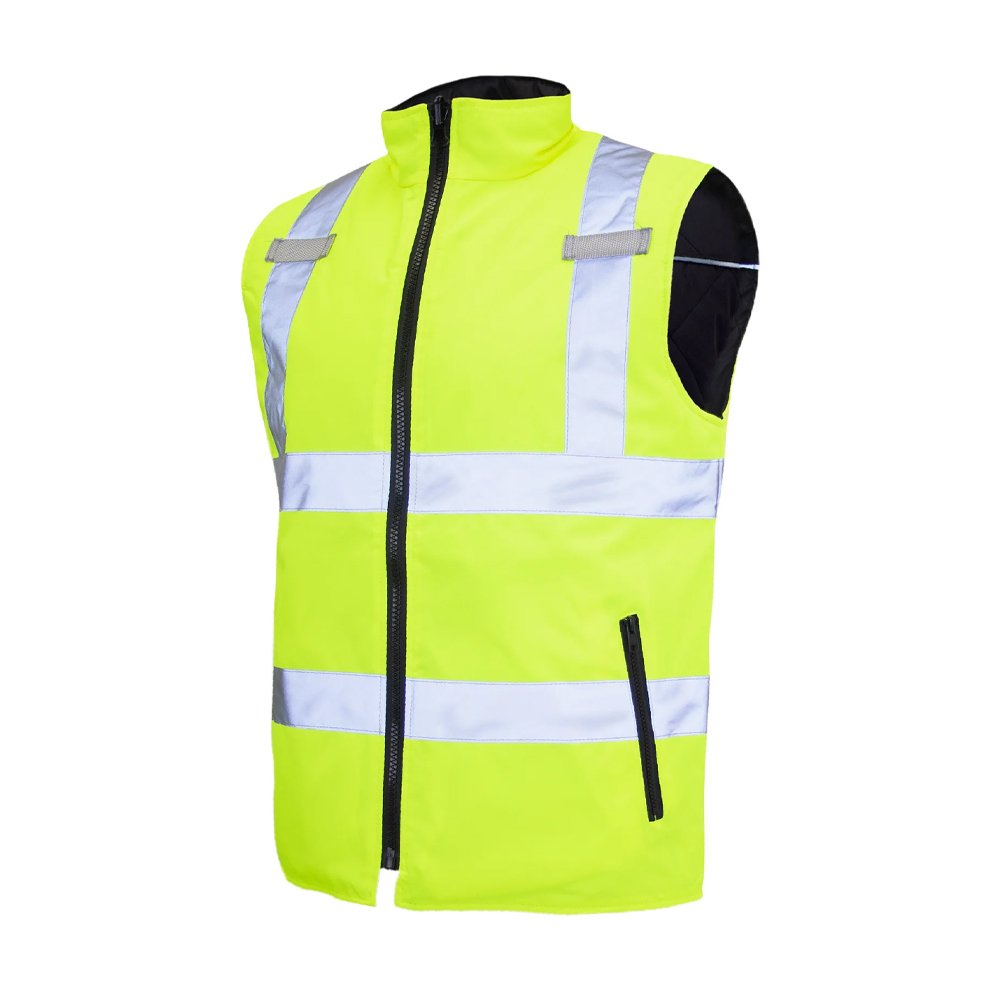 V Shape Hi Vis Work Vest ANSI Insulated High Visibility