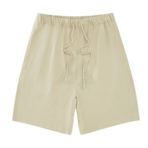 Matcha Green Cotton Terry Shorts