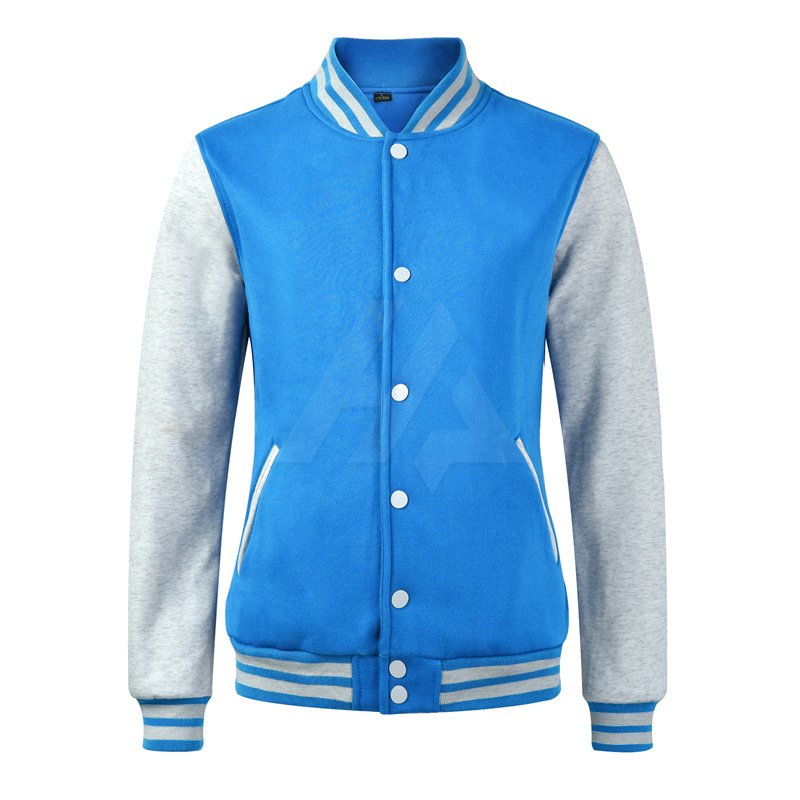 Peacock Blue Varsity Jacket